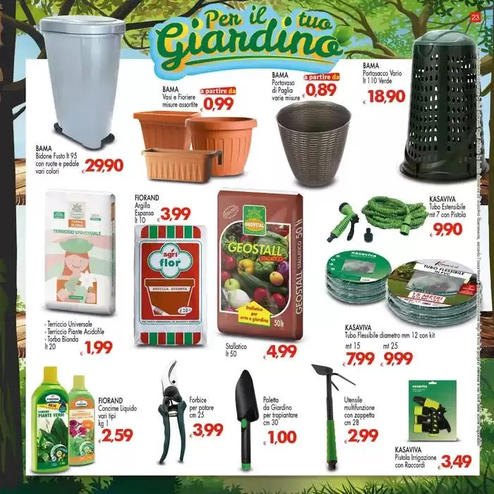 Sotto il costo da 27 marzo a 9 aprile di 2025 - Pagina del volantino 23