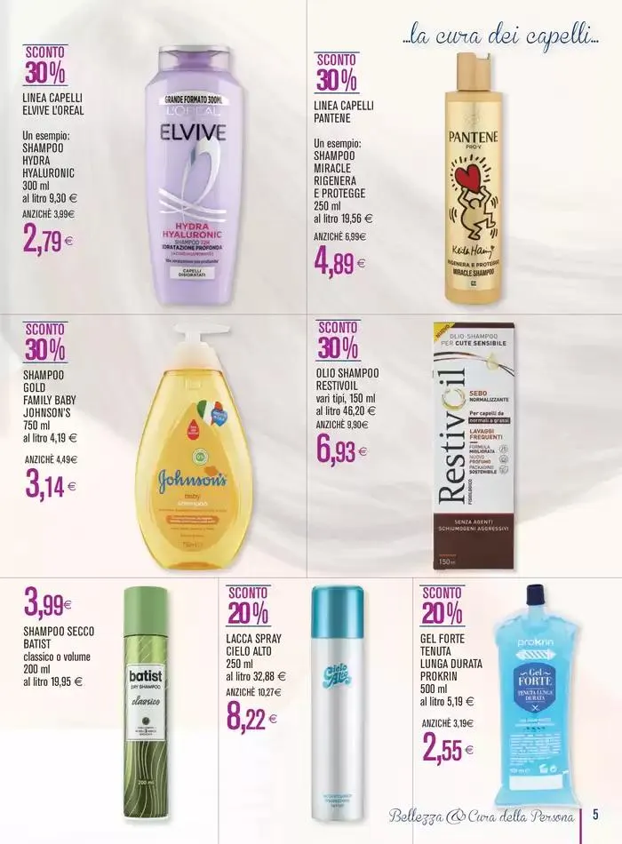 Bellezza& cura della persona da 27 marzo a 19 aprile di 2025 - Pagina del volantino 5