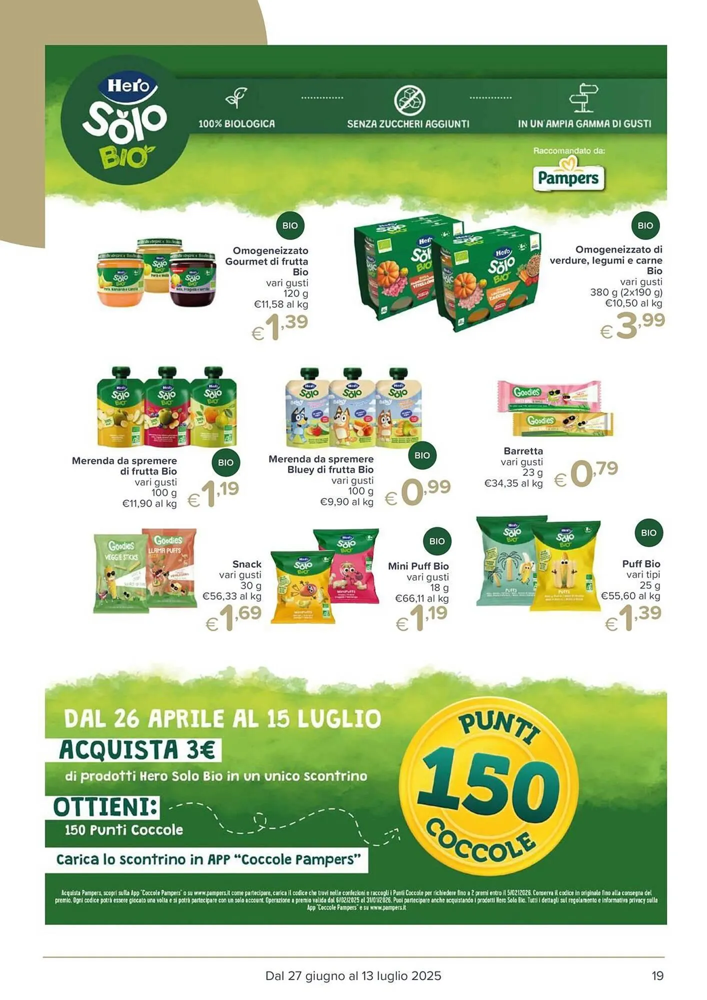 Volantino Io Bimbo da 27 giugno a 13 luglio di 2025 - Pagina del volantino 19