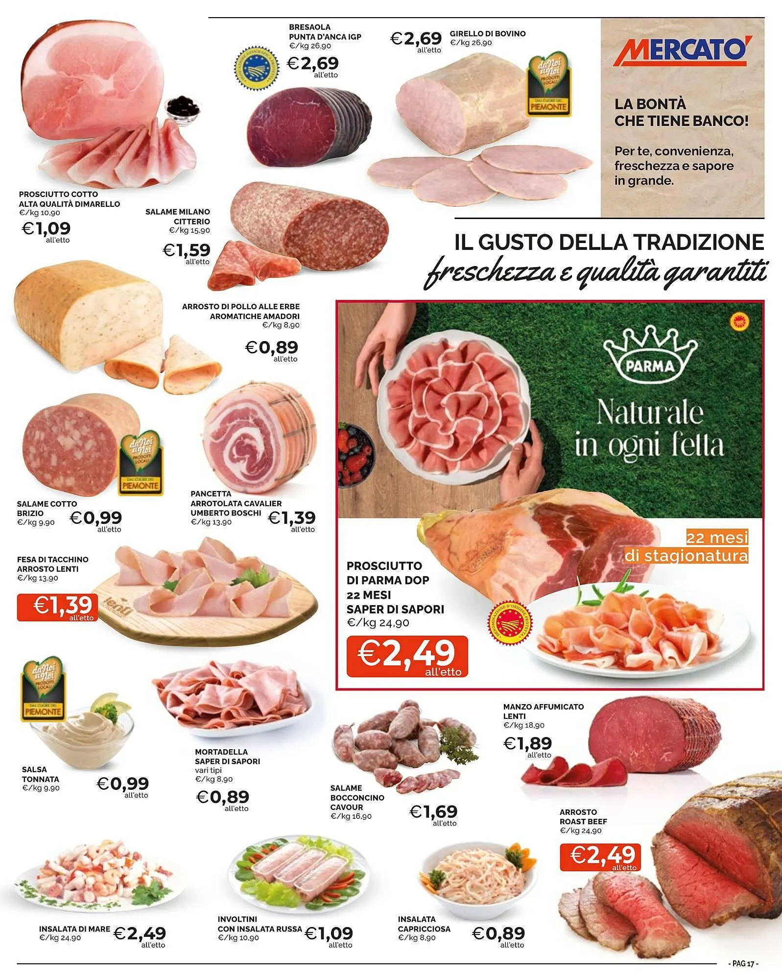 Volantino Mercatò Extra da 3 ottobre a 13 ottobre di 2024 - Pagina del volantino 17