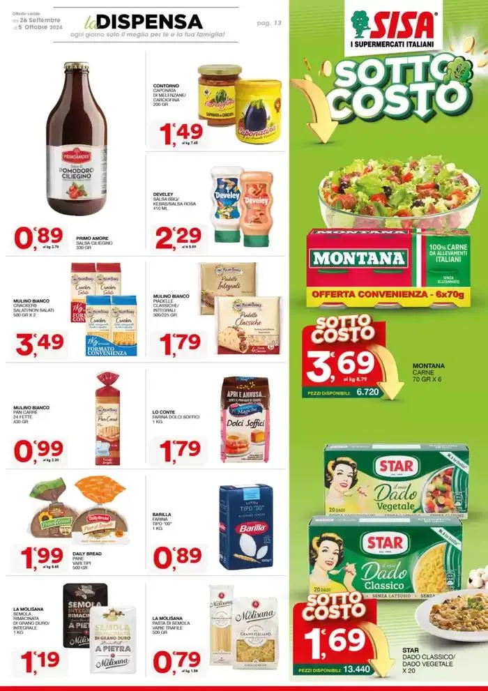 Sottocosto da 26 settembre a 5 ottobre di 2024 - Pagina del volantino 13