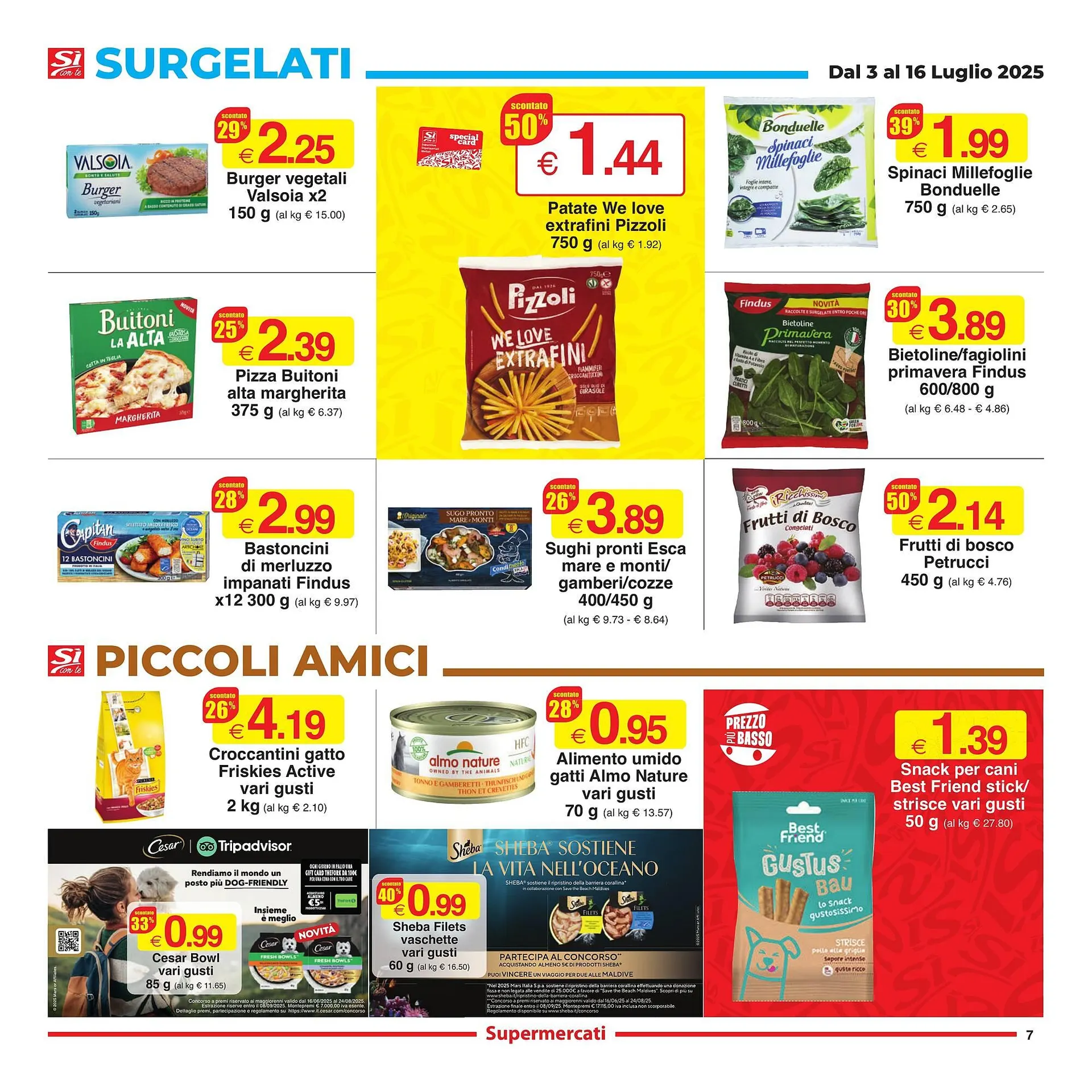 Volantino Sì con te da 3 luglio a 16 luglio di 2025 - Pagina del volantino 7