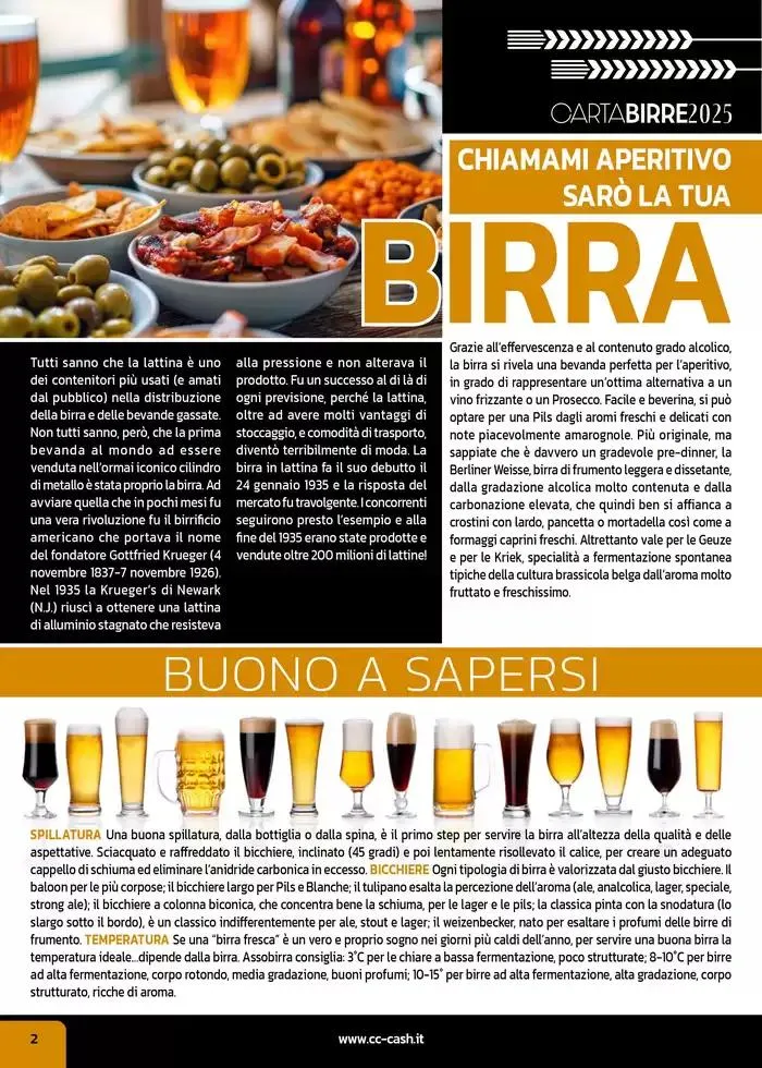 CARTA BIRRE 2025 da 22 aprile a 18 maggio di 2025 - Pagina del volantino 2