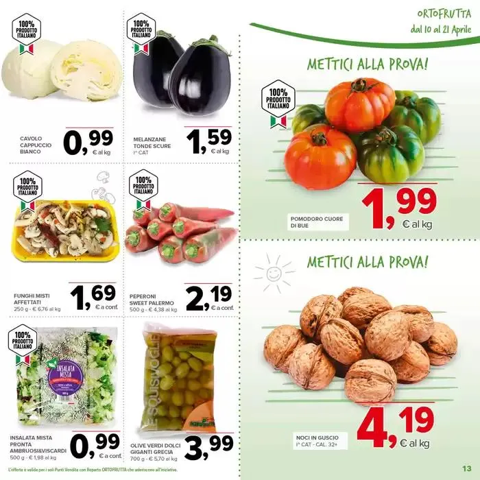 Buona Pasqua da 10 aprile a 21 aprile di 2025 - Pagina del volantino 13