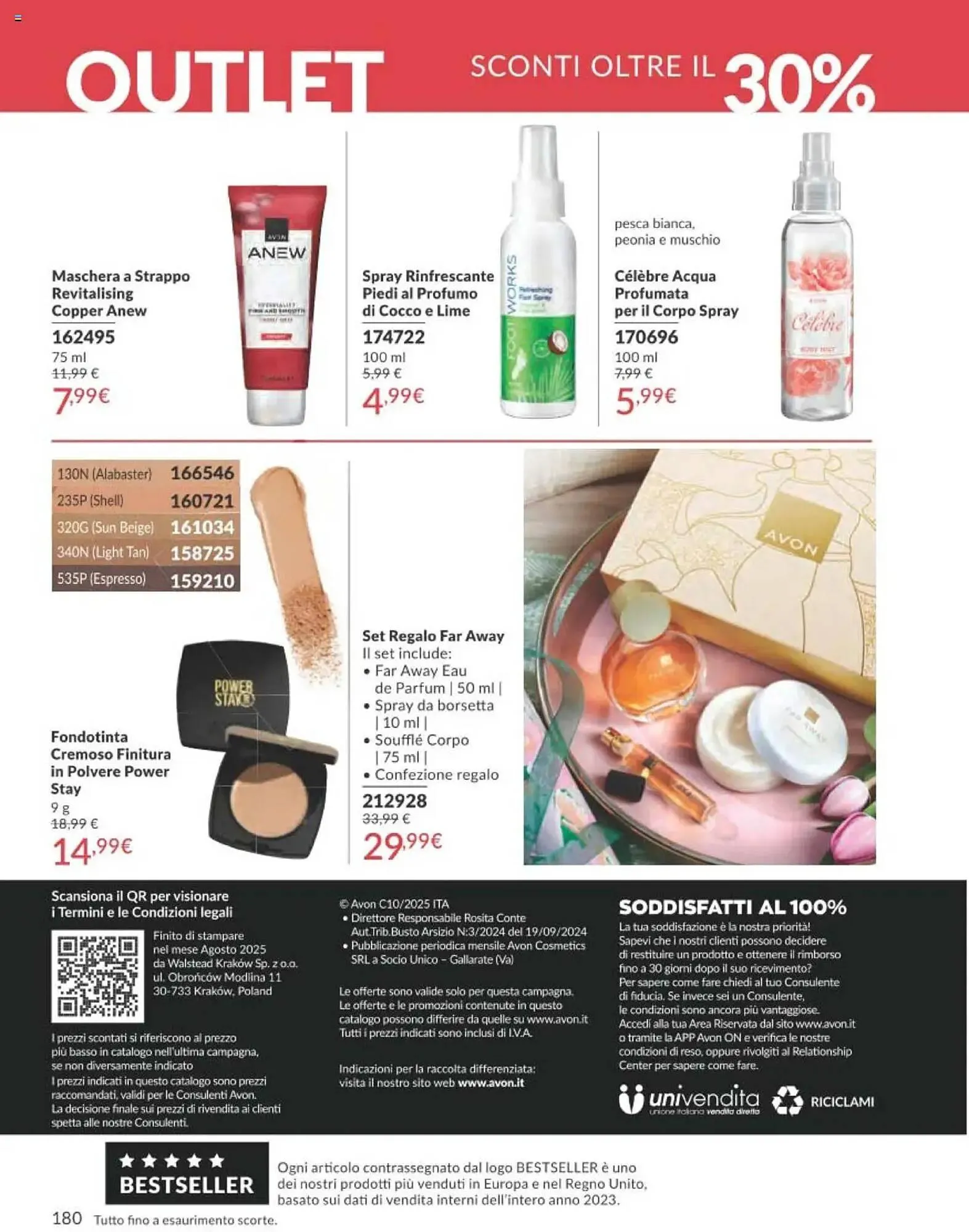 Catalogo Avon da 1 ottobre a 31 ottobre di 2025 - Pagina del volantino 180