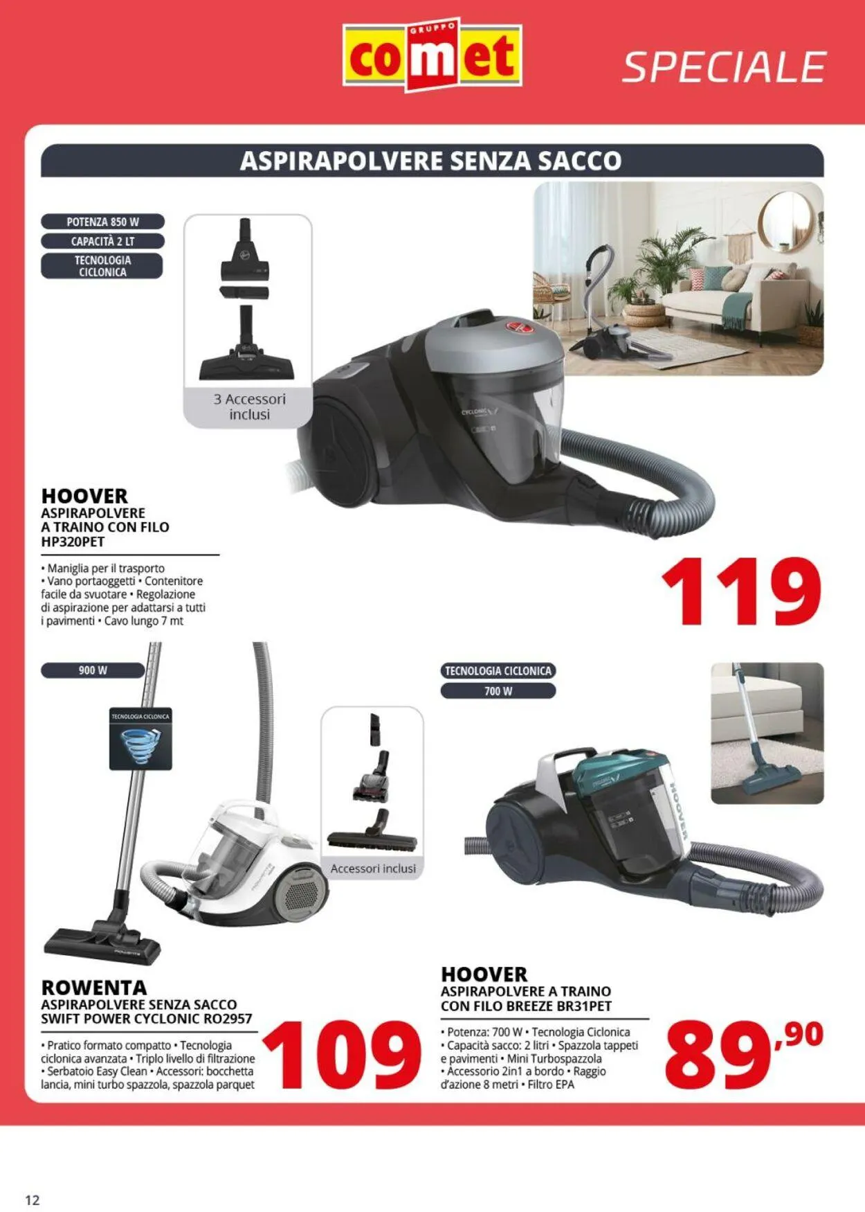 Comet Volantino attuale da 6 giugno a 18 giugno di 2025 - Pagina del volantino 12