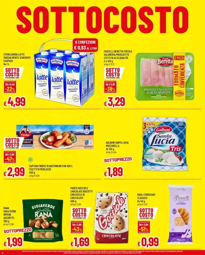 SOTTOCOSTO da 28 marzo a 5 aprile di 2025 - Pagina del volantino 2