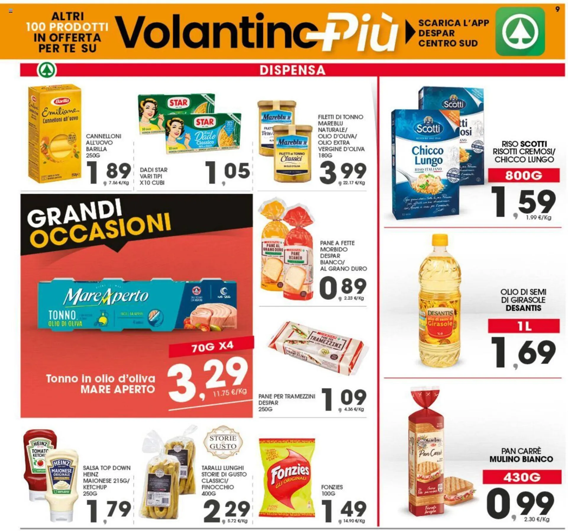 Volantino Eurospar da 4 dicembre a 9 dicembre di 2023 - Pagina del volantino 9