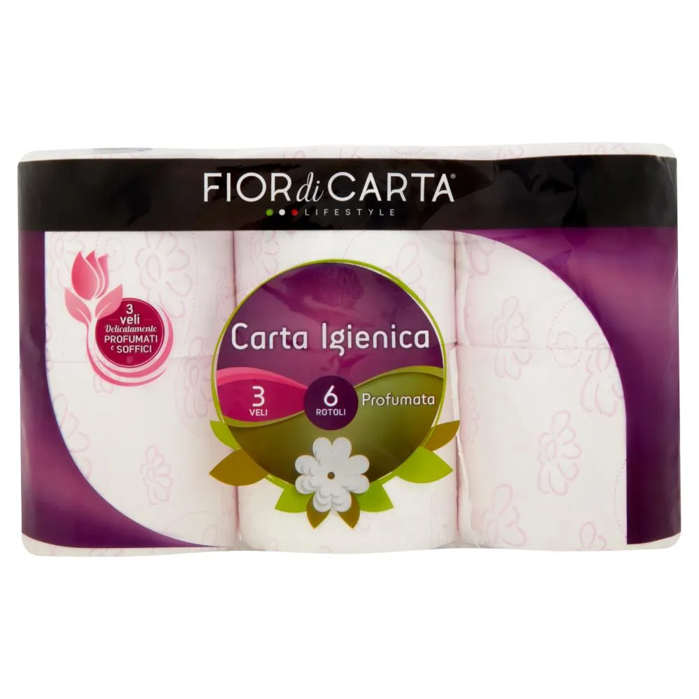 Fior di Carta Lifestyle Carta Igienica Profumata 3 Veli 6 pz