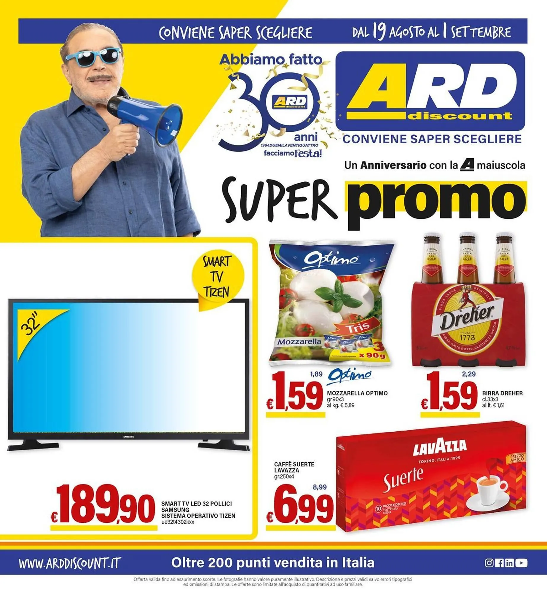 Volantino Ard Discount da 19 agosto a 1 settembre di 2024 - Pagina del volantino 1