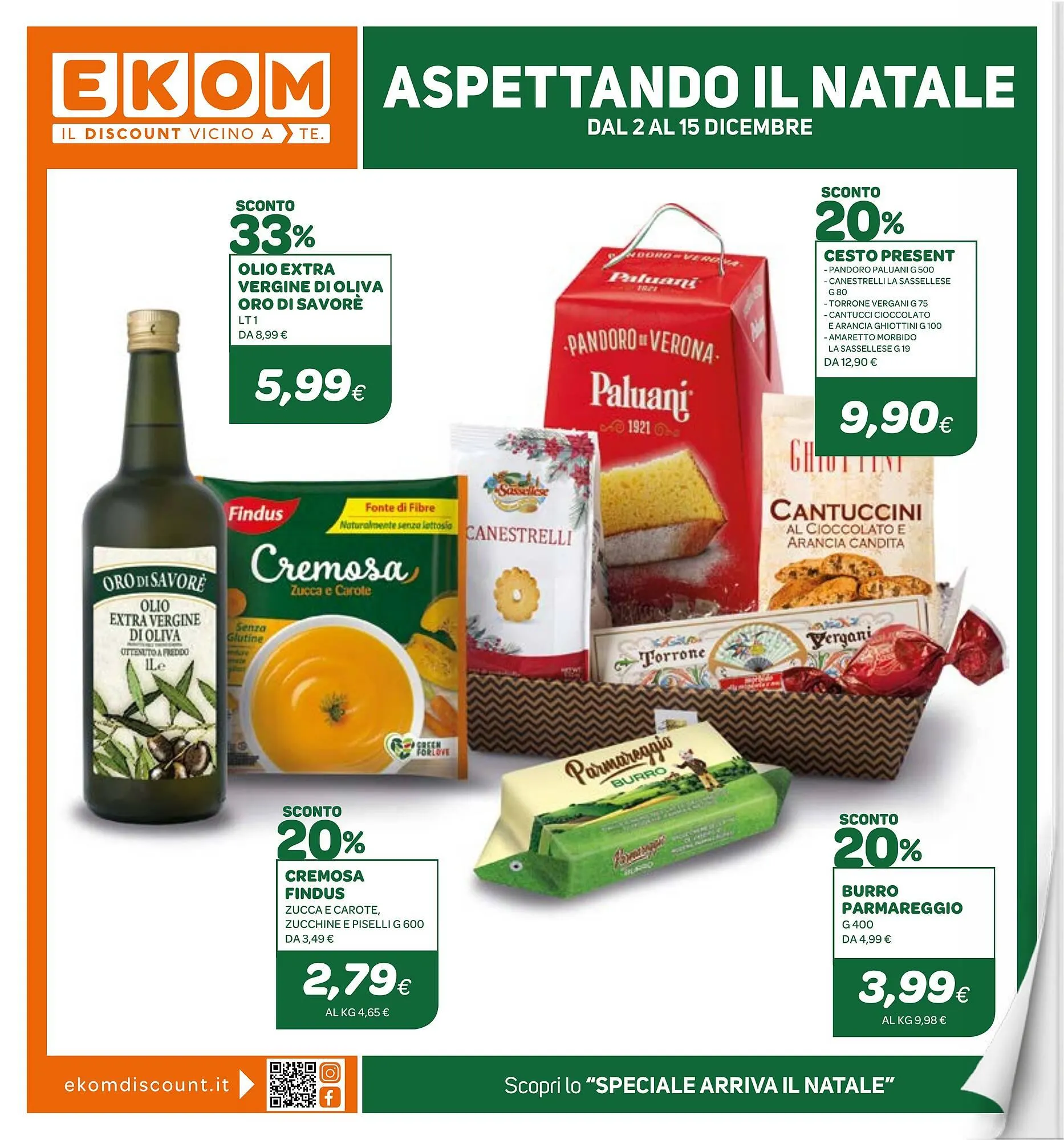 Volantino Ekom da 2 dicembre a 15 dicembre di 2025 - Pagina del volantino 1