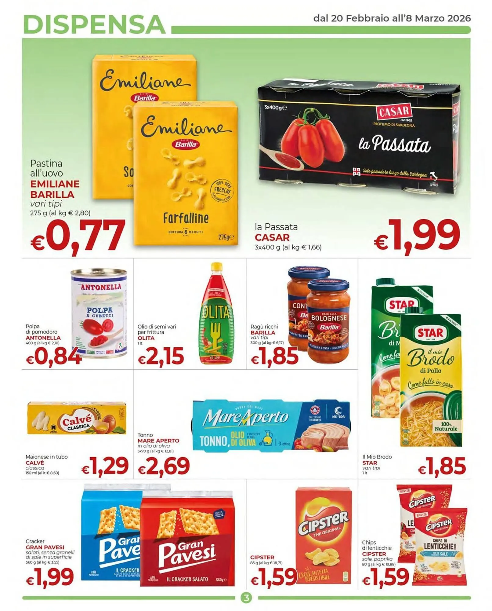 Volantino Supermercati Nonna Isa da 20 febbraio a 8 marzo di 2026 - Pagina del volantino 3