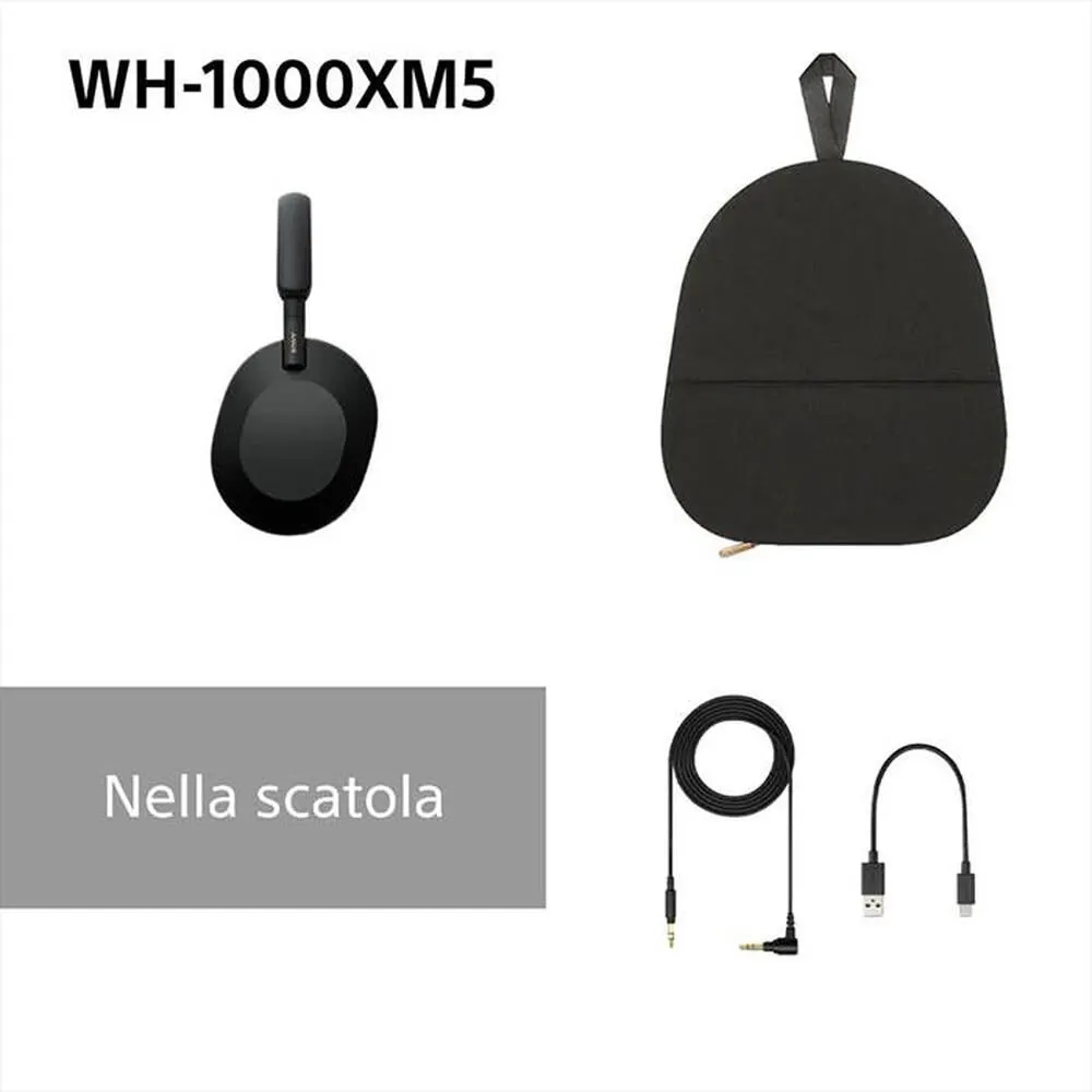 SONY - Cuffie wireless WH1000XM5B.CE7-Nero
