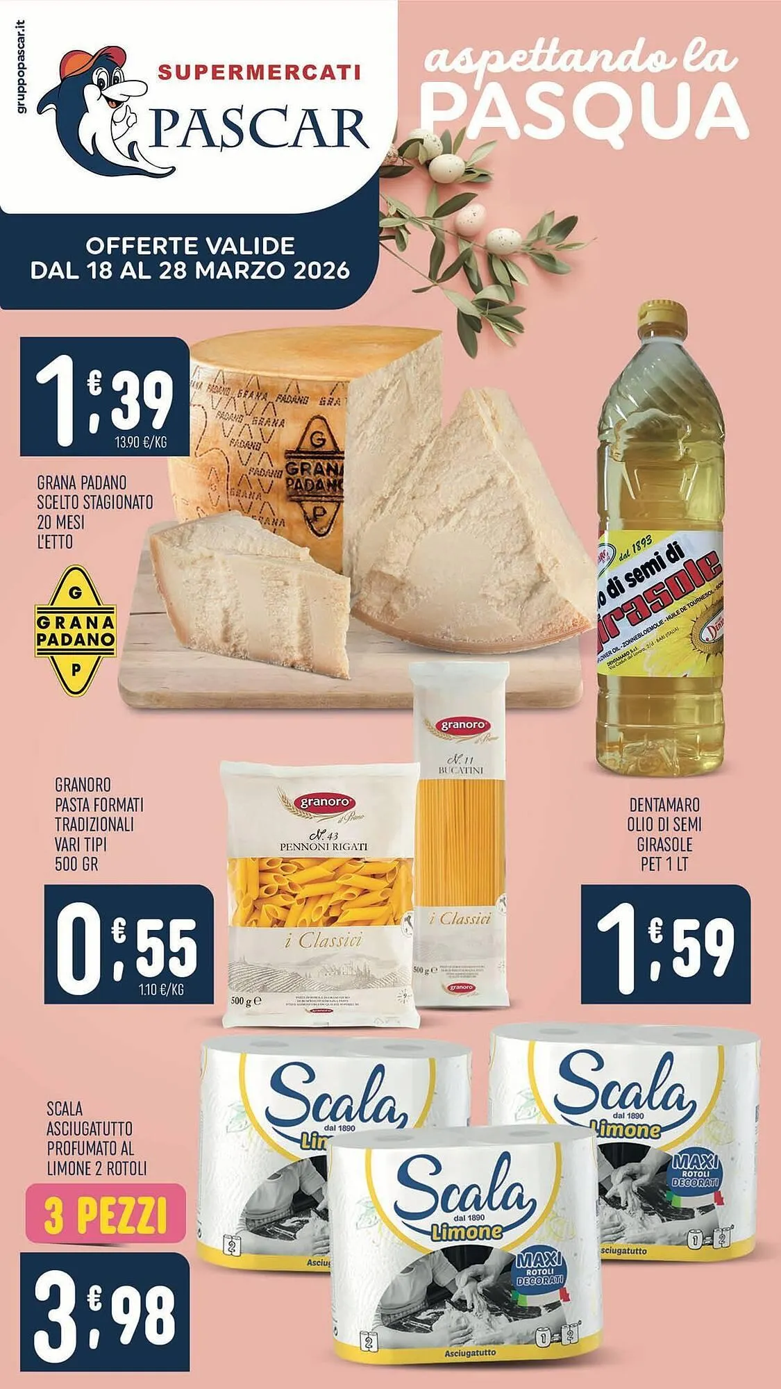 Volantino Gruppo Pascar da 18 marzo a 28 marzo di 2026 - Pagina del volantino 1