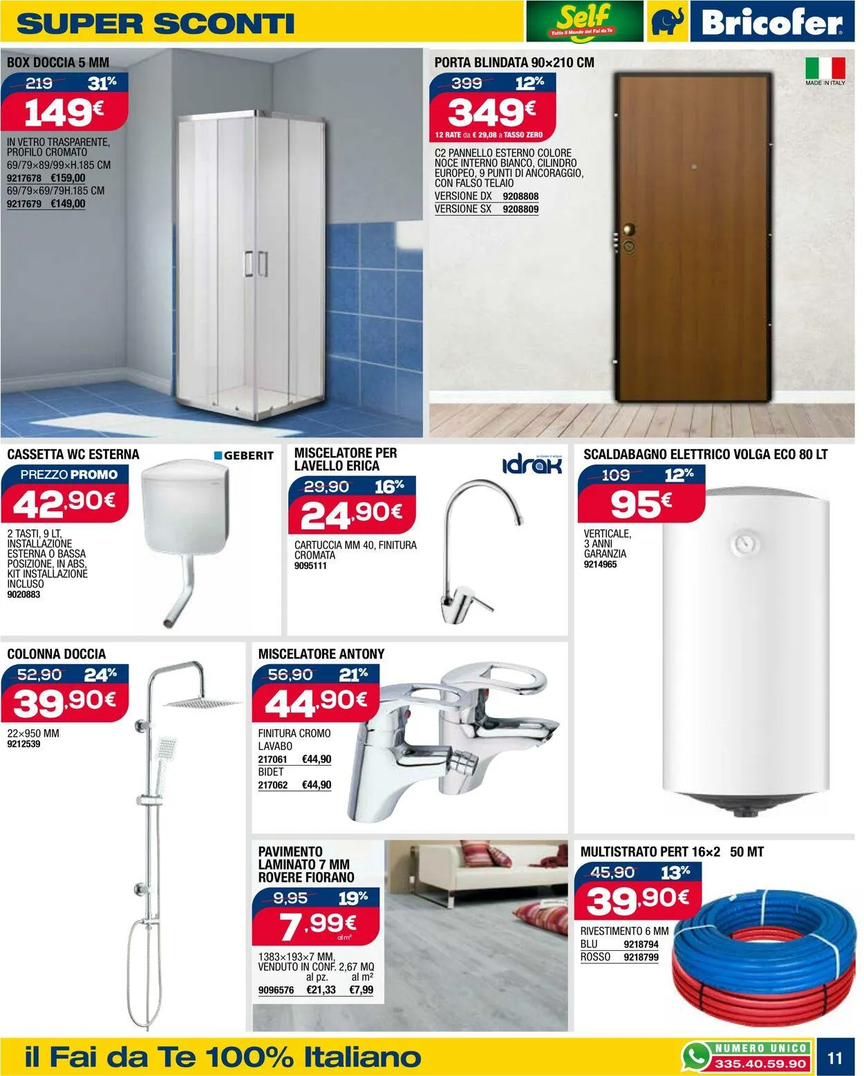 Bricofer - Perugia Volantino attuale da 15 gennaio a 29 gennaio di 2025 - Pagina del volantino 11