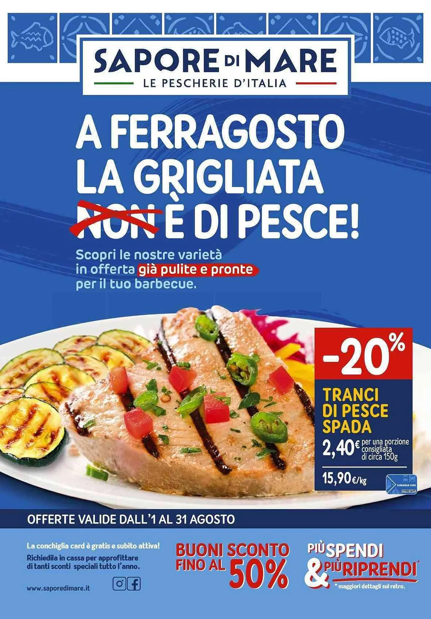 Volantino Sapore di Mare da 1 agosto a 31 agosto di 2023 - Pagina del volantino 1