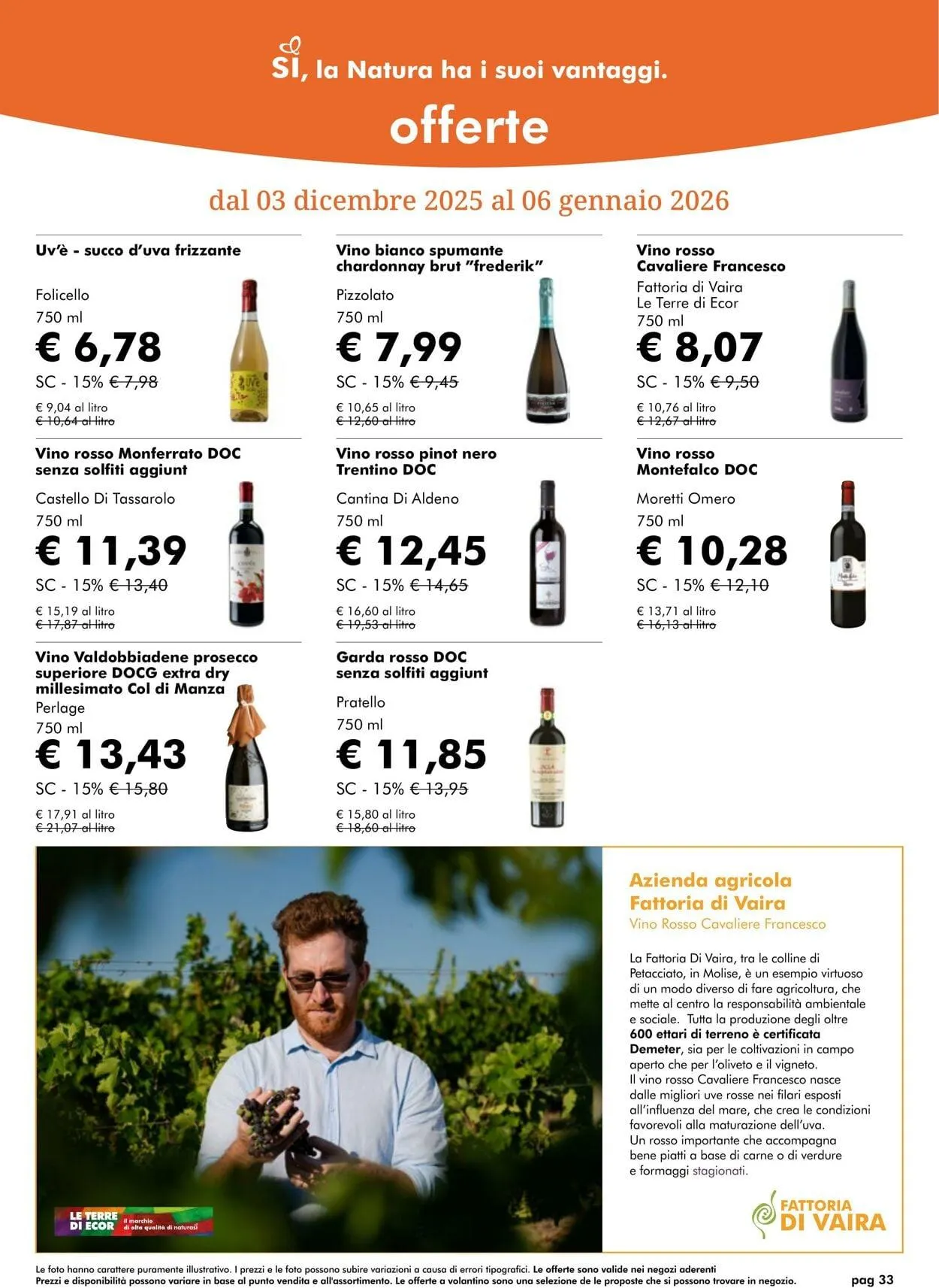 Natura Sì Volantino attuale da 29 gennaio a 12 febbraio di 2026 - Pagina del volantino 33