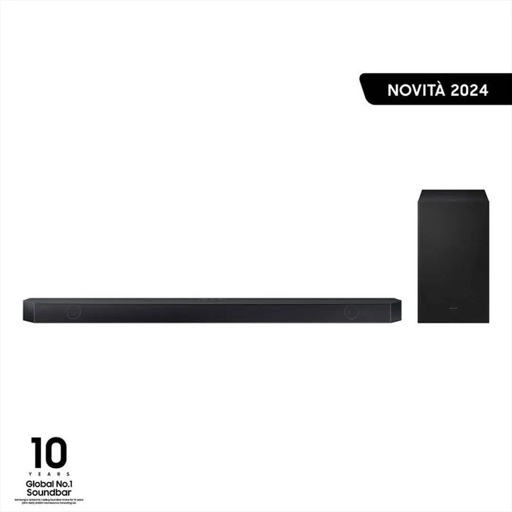 SAMSUNG - Soundbar HW-Q700D/ZF, 3.1.2 CANALI, 320W, 2024-TITAN BLACK