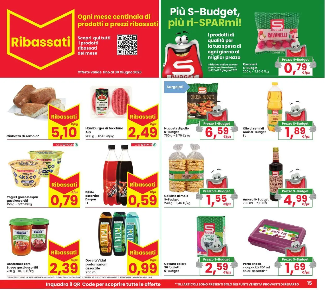 Eurospar Volantino attuale da 12 giugno a 25 giugno di 2025 - Pagina del volantino 15