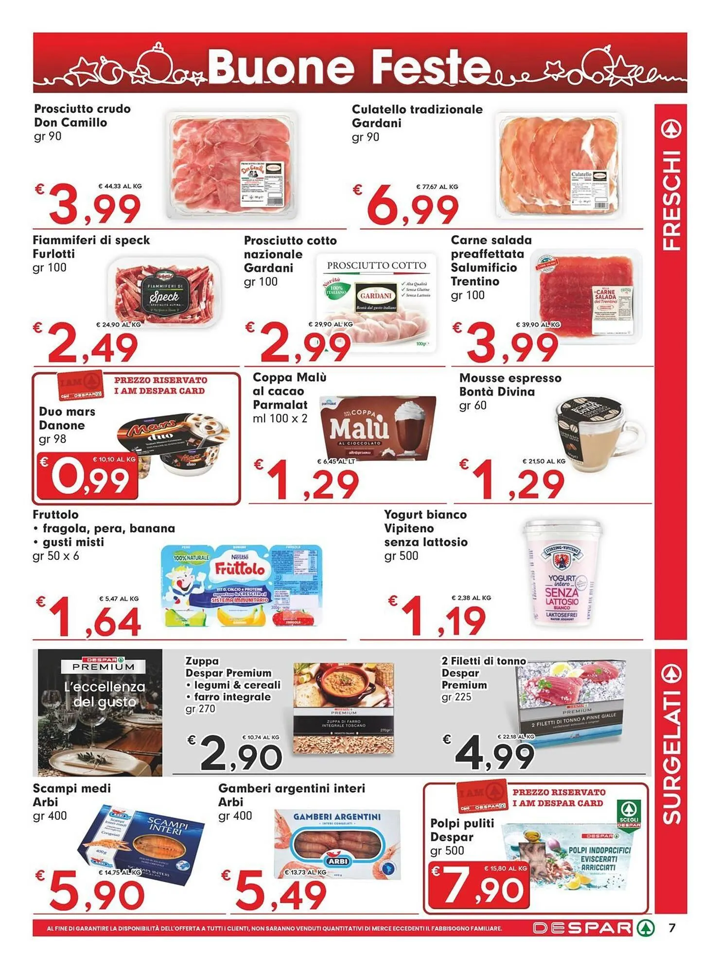 Volantino DeSpar Express da 18 dicembre a 31 dicembre di 2025 - Pagina del volantino 7