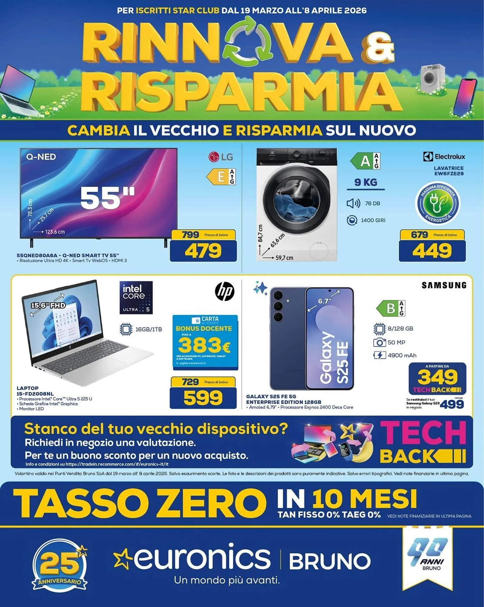 Volantino Euronics da 19 marzo a 8 aprile di 2026 - Pagina del volantino 1