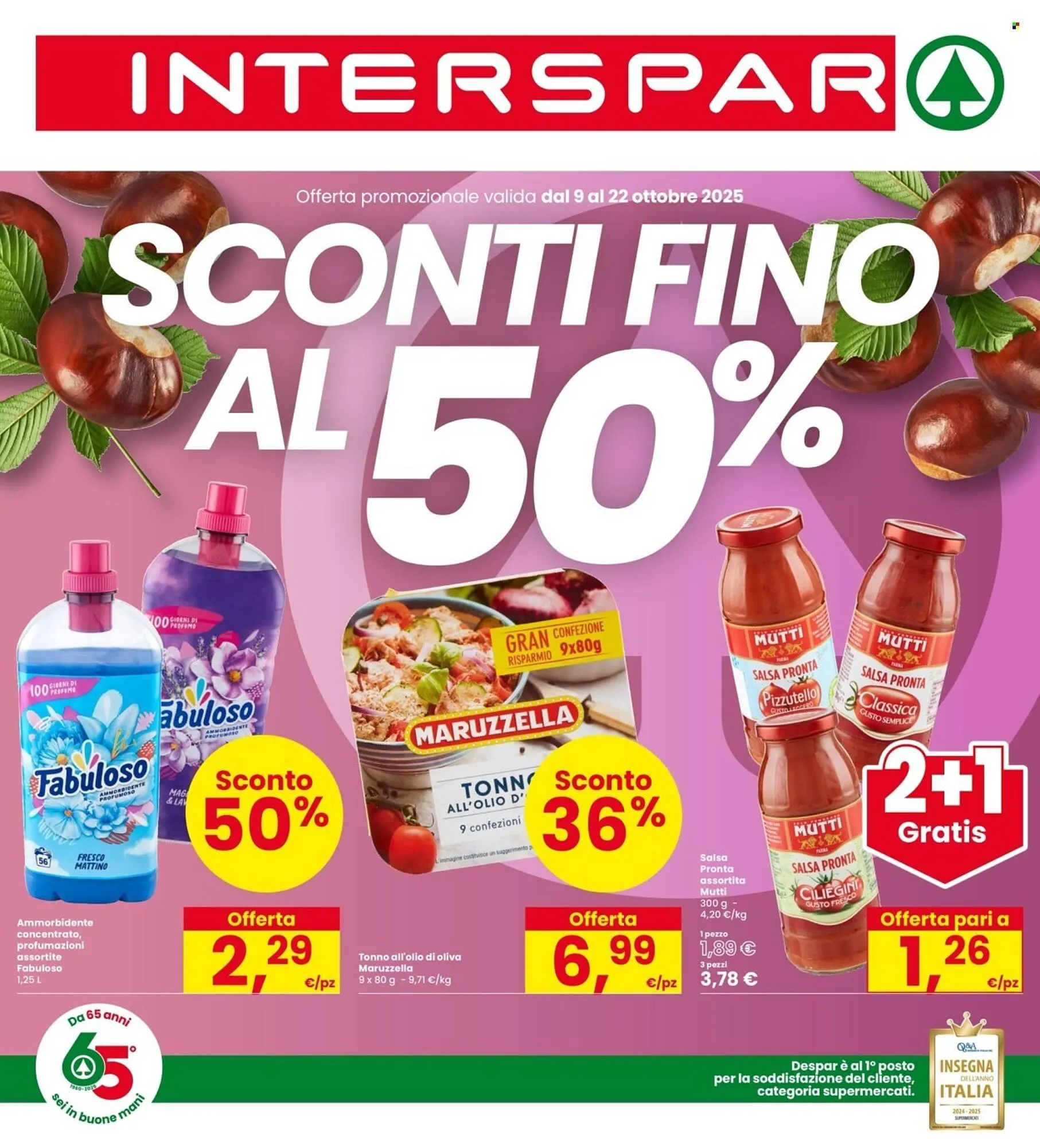 Volantino Interspar da 9 ottobre a 22 ottobre di 2025 - Pagina del volantino 1