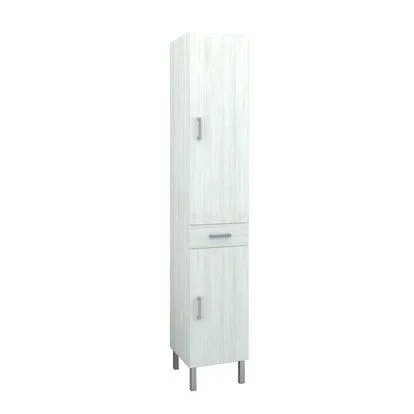 Colonna bagno a terra 2 ante 1 cassetto 32x178x33 cm bianco larice