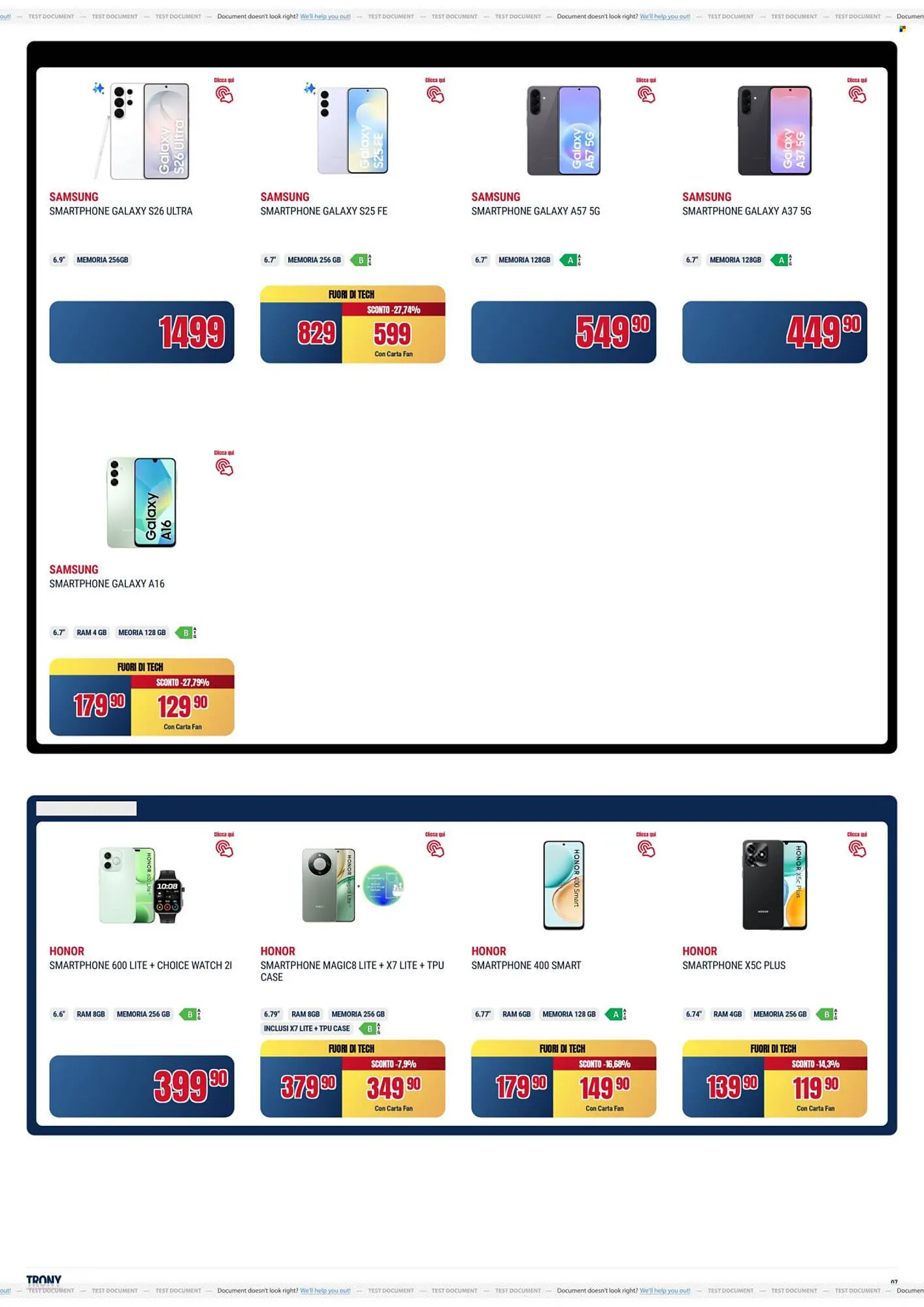 Volantino Trony da 28 aprile a 20 maggio di 2026 - Pagina del volantino 7