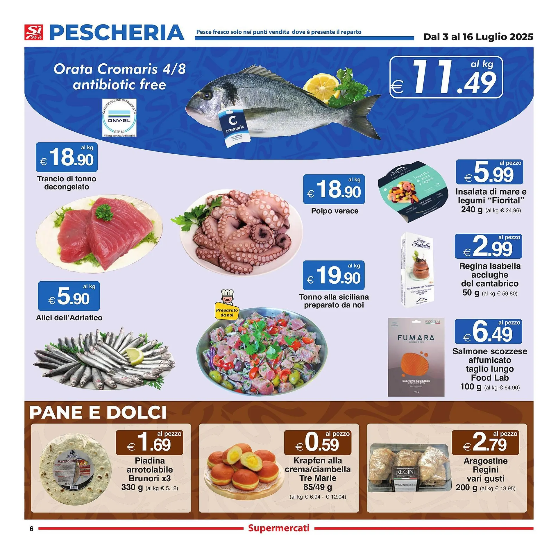 Volantino Sì con te da 3 luglio a 16 luglio di 2025 - Pagina del volantino 6