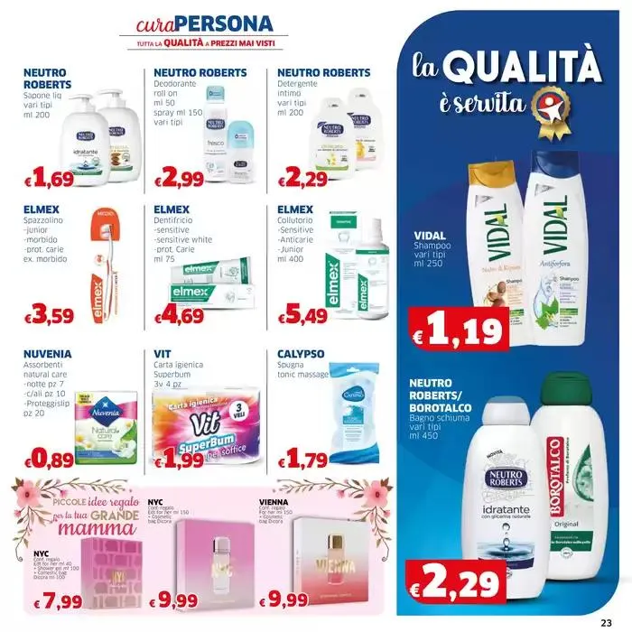 La qualita e servita da 24 aprile a 7 maggio di 2025 - Pagina del volantino 23