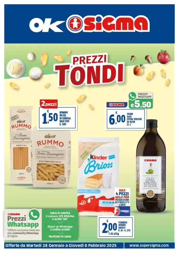 Prezzi tondi da 28 gennaio a 6 febbraio di 2025 - Pagina del volantino 1