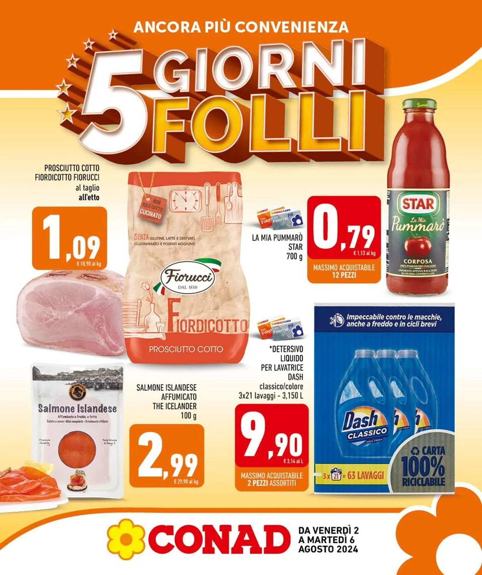 Volantino Conad da 2 agosto a 6 agosto di 2024 - Pagina del volantino 1