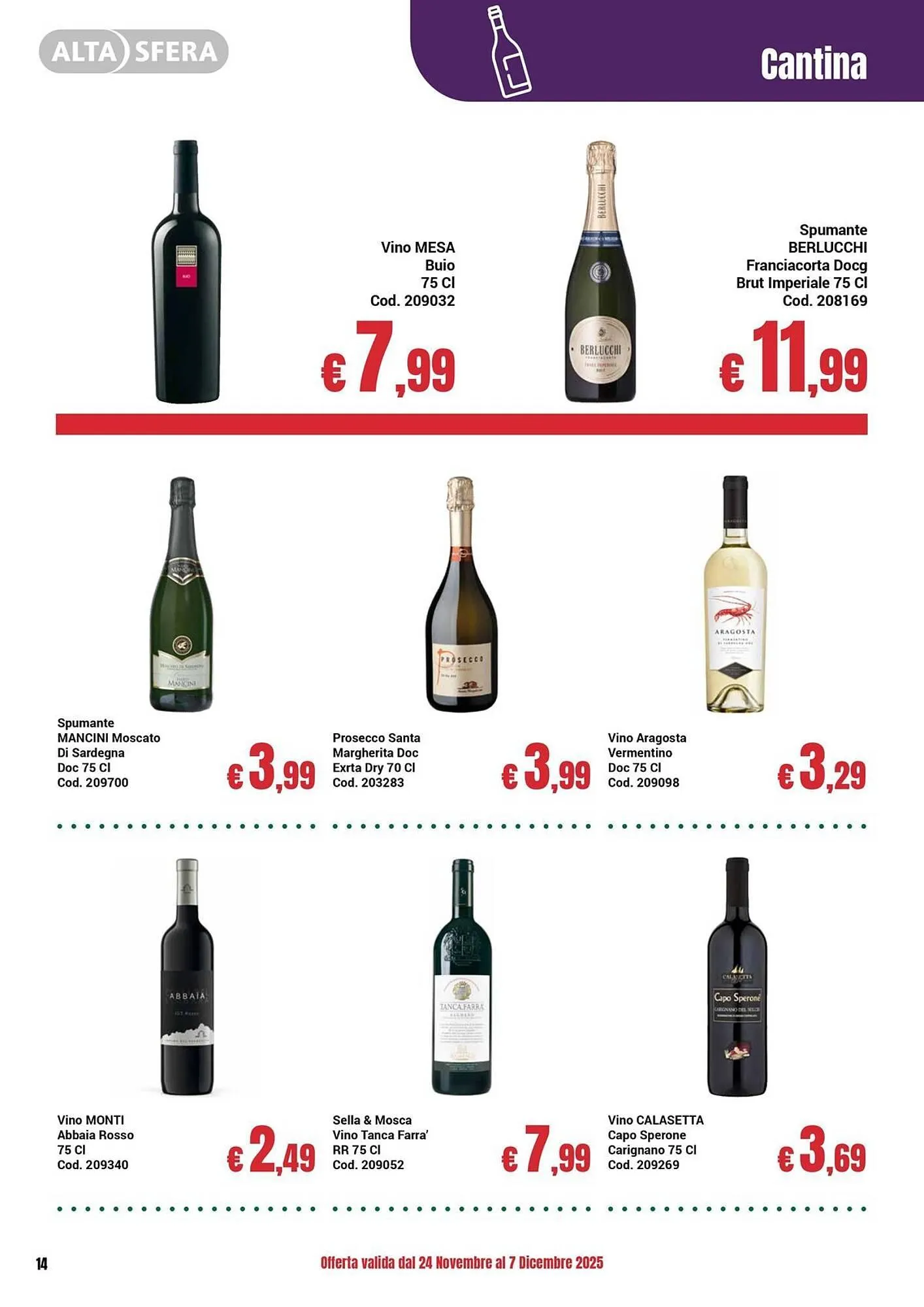 Volantino Centro Cash da 24 novembre a 7 dicembre di 2025 - Pagina del volantino 14