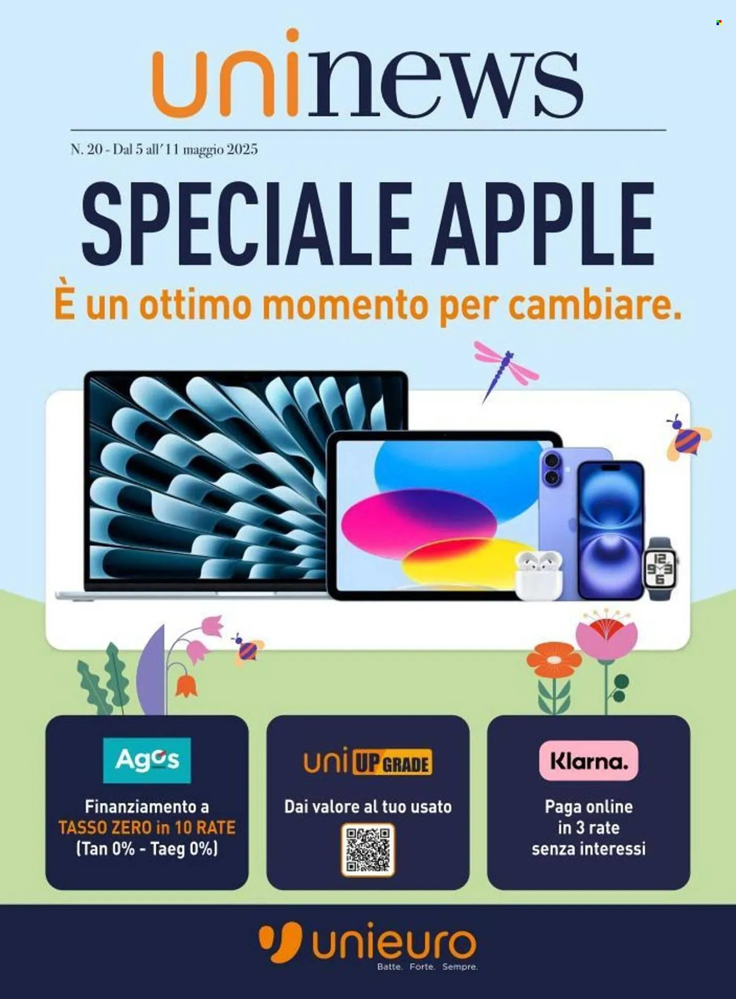 Volantino Unieuro da 5 maggio a 11 maggio di 2025 - Pagina del volantino 1