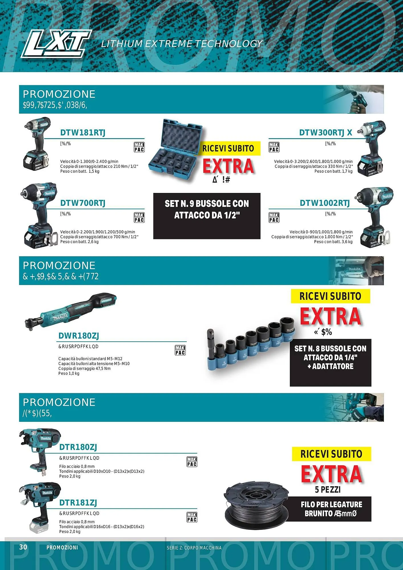 Volantino Makita da 1 ottobre a 31 marzo di 2024 - Pagina del volantino 32