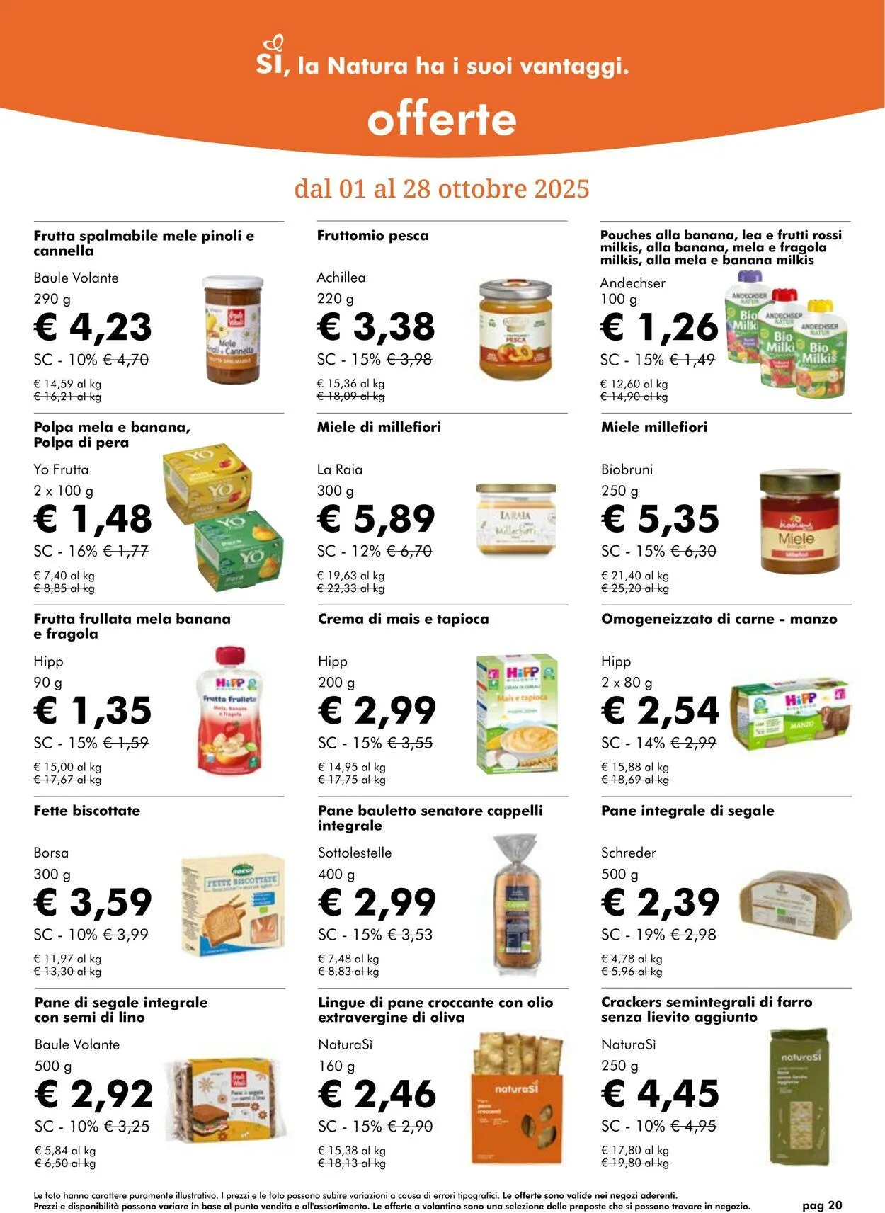 Natura Sì Volantino attuale da 23 ottobre a 6 novembre di 2025 - Pagina del volantino 20