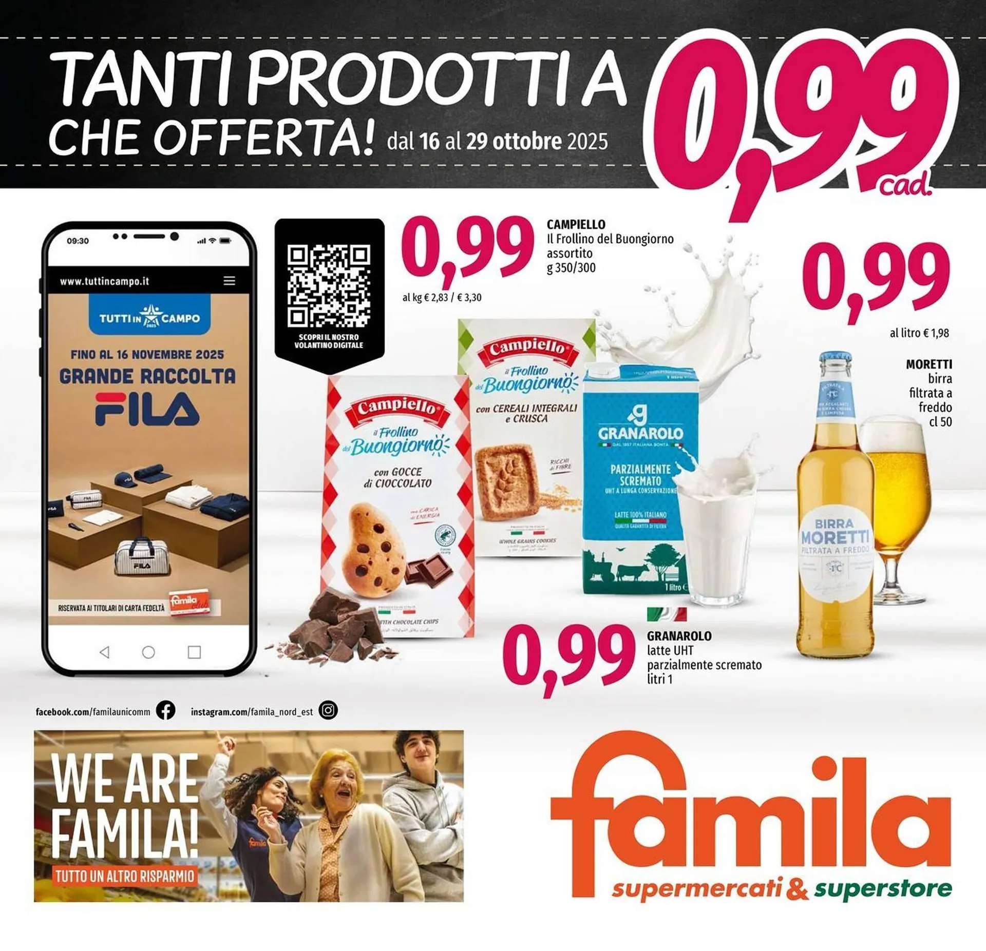 Volantino Famila Superstore da 16 ottobre a 29 ottobre di 2025 - Pagina del volantino 1