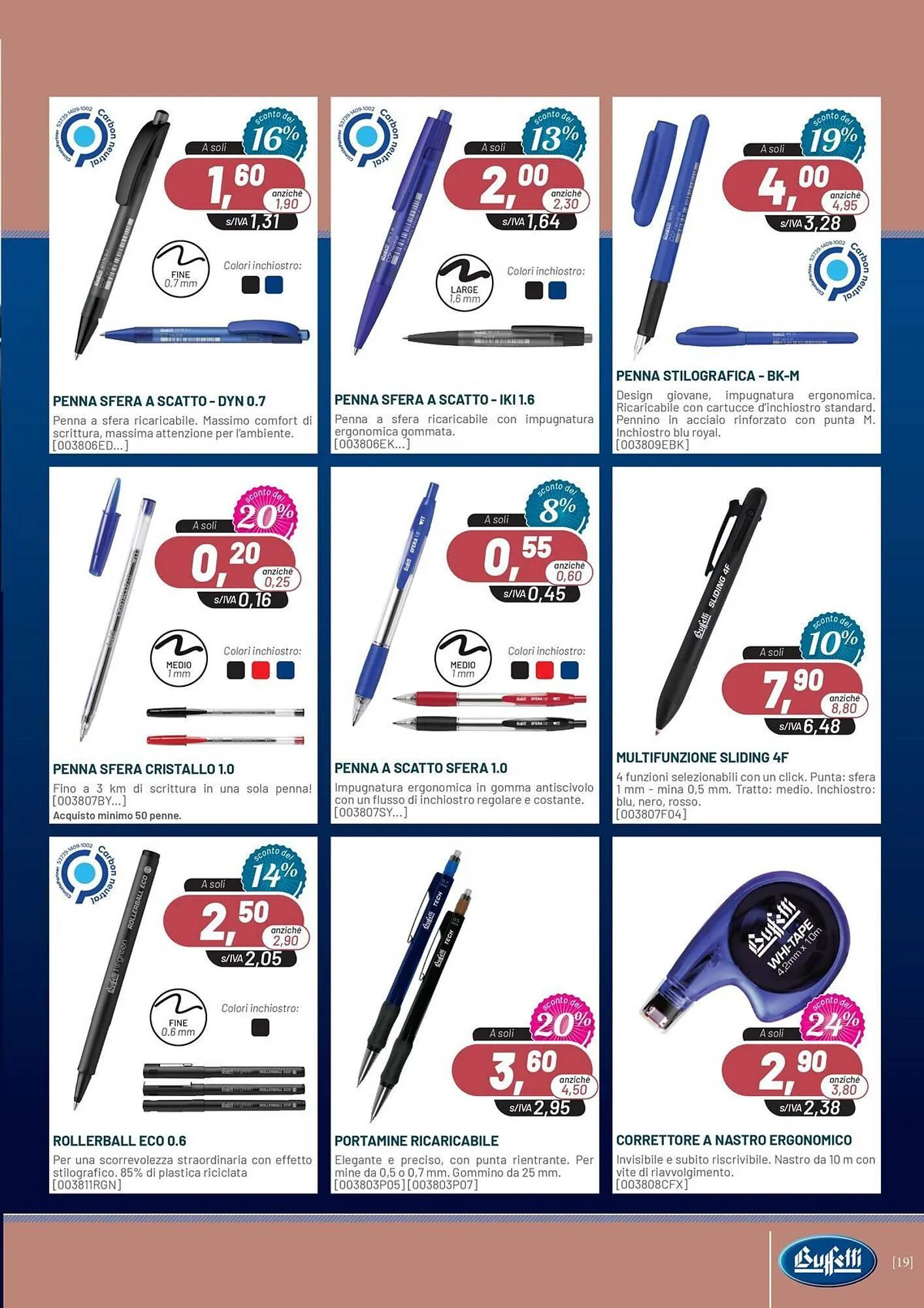 Volantino Buffetti da 7 gennaio a 28 febbraio di 2026 - Pagina del volantino 19
