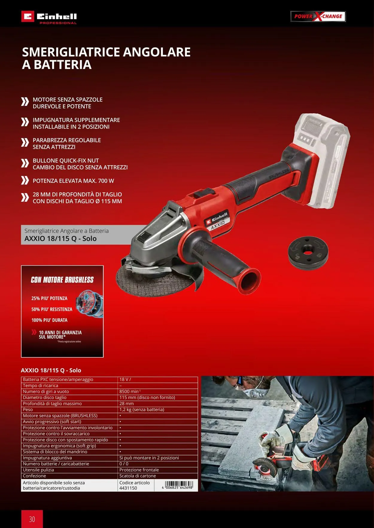 Einhell da 17 giugno a 17 dicembre di 2025 - Pagina del volantino 30