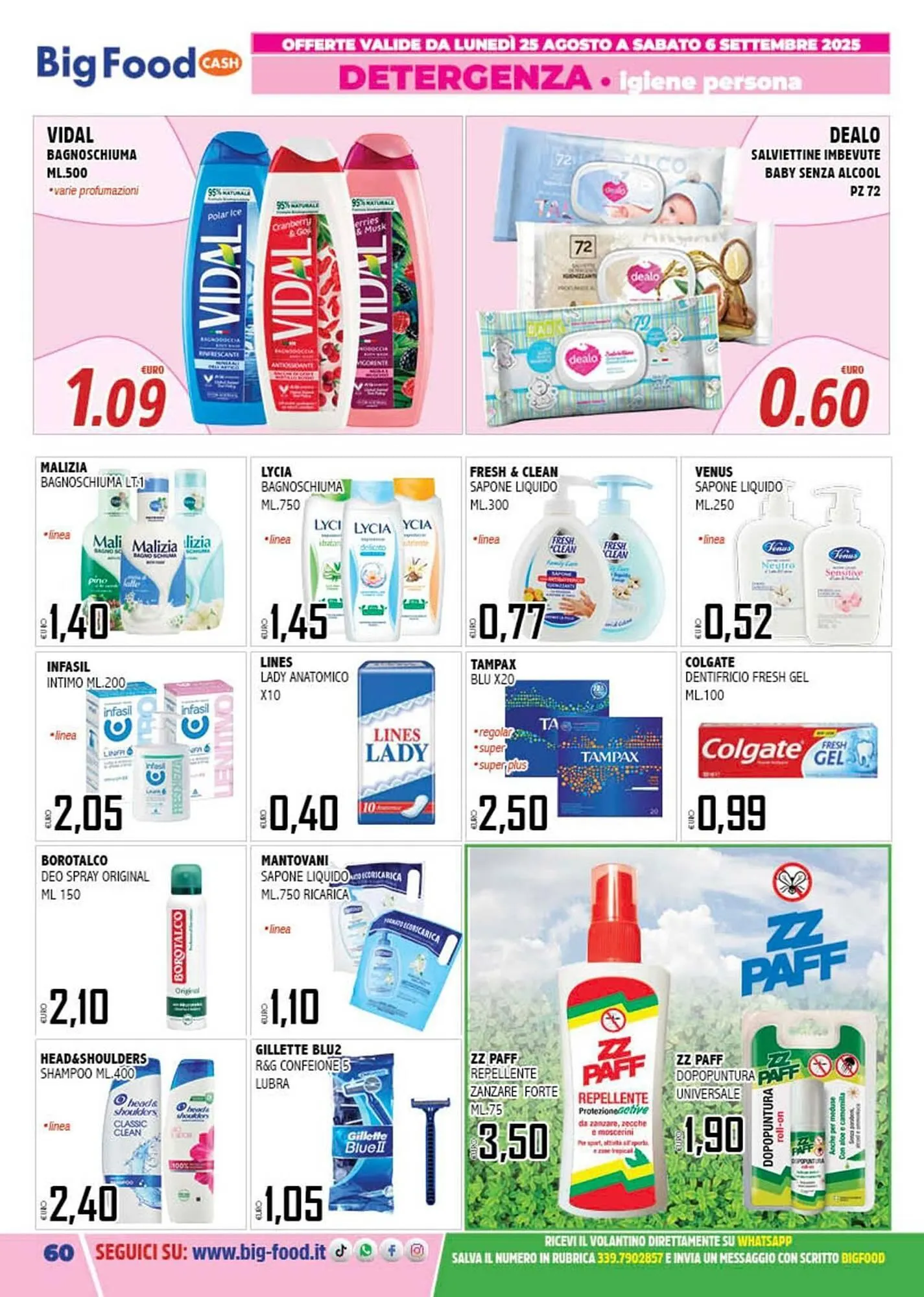 Volantino Big Food da 25 agosto a 6 settembre di 2025 - Pagina del volantino 60