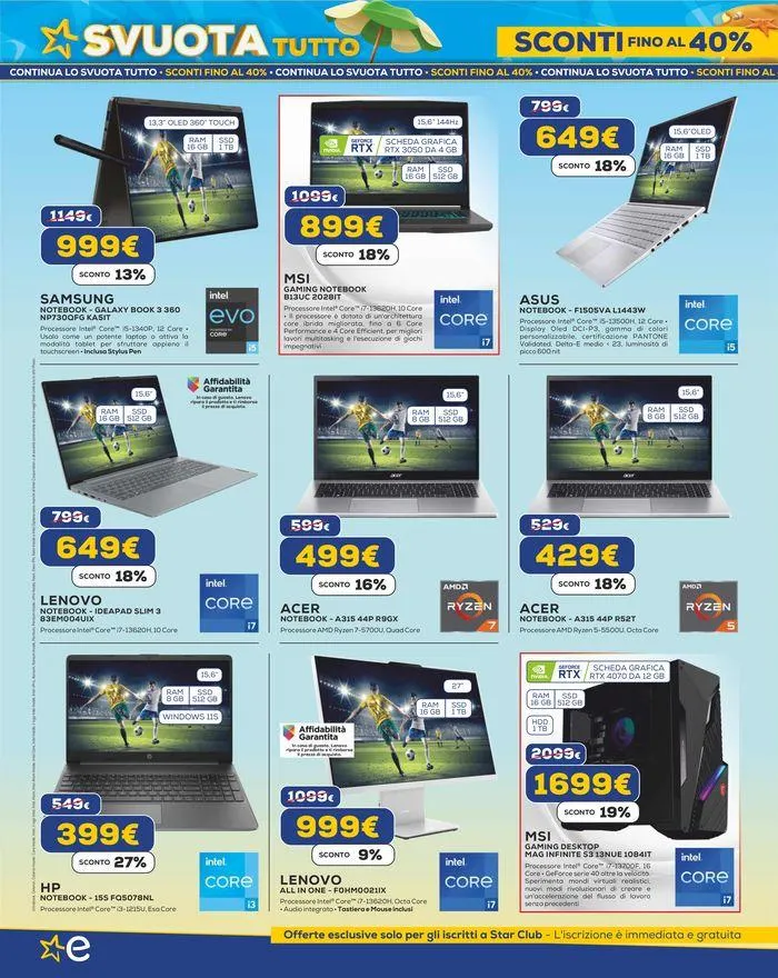 SVUOTA TUTTO da 1 agosto a 21 agosto di 2024 - Pagina del volantino 14