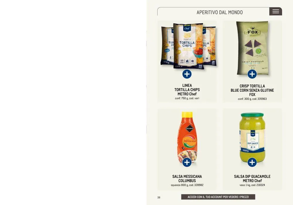 Catalogo aperitivo 2024 beverage da 20 maggio a 31 marzo di 2025 - Pagina del volantino 39