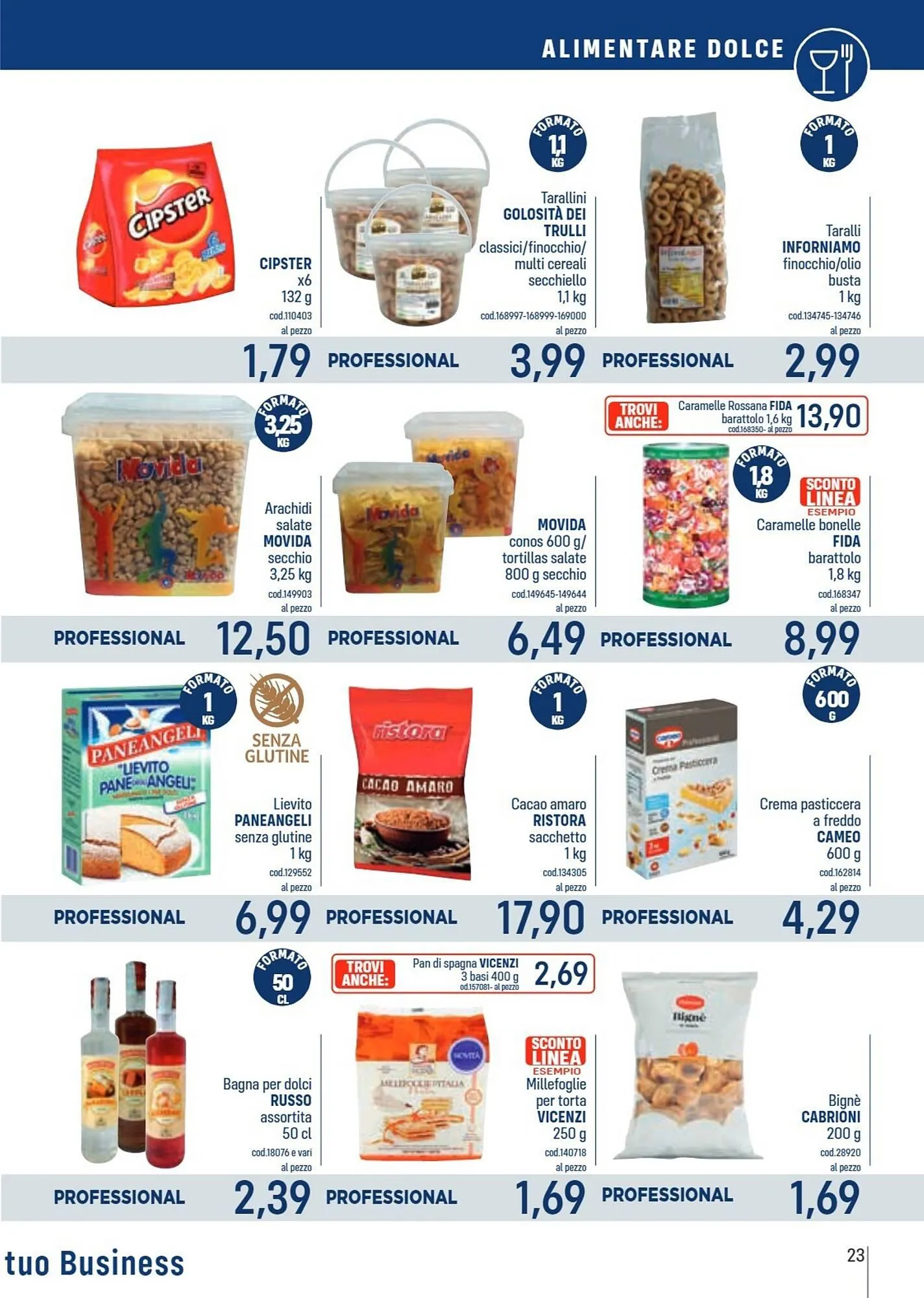 Volantino Talento Professional Store da 8 dicembre a 21 dicembre di 2025 - Pagina del volantino 23