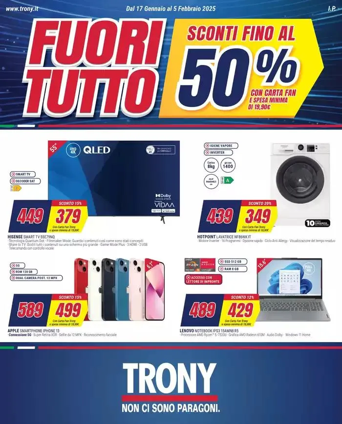 Fuori tutto da 17 gennaio a 5 febbraio di 2025 - Pagina del volantino 1