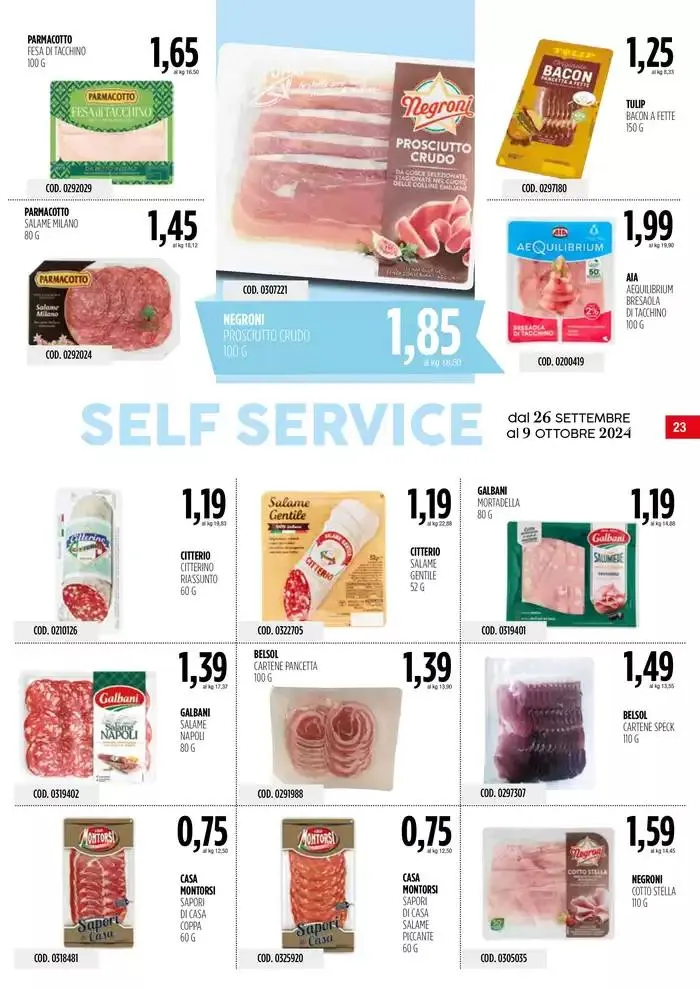 Carico Cash & Carry - Anniversario da 26 settembre a 9 ottobre di 2024 - Pagina del volantino 23