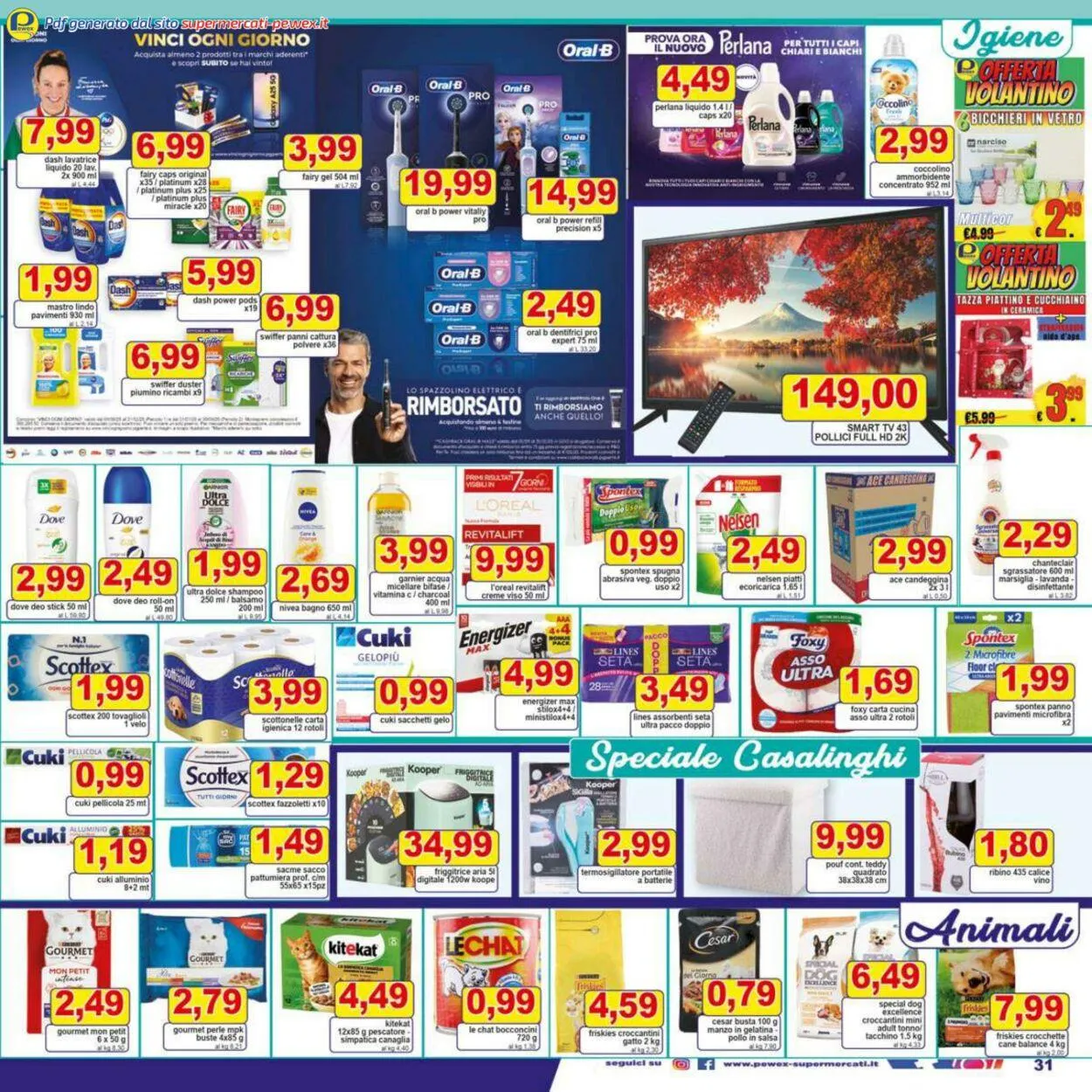 Pewex Volantino attuale da 12 gennaio a 26 gennaio di 2026 - Pagina del volantino 31