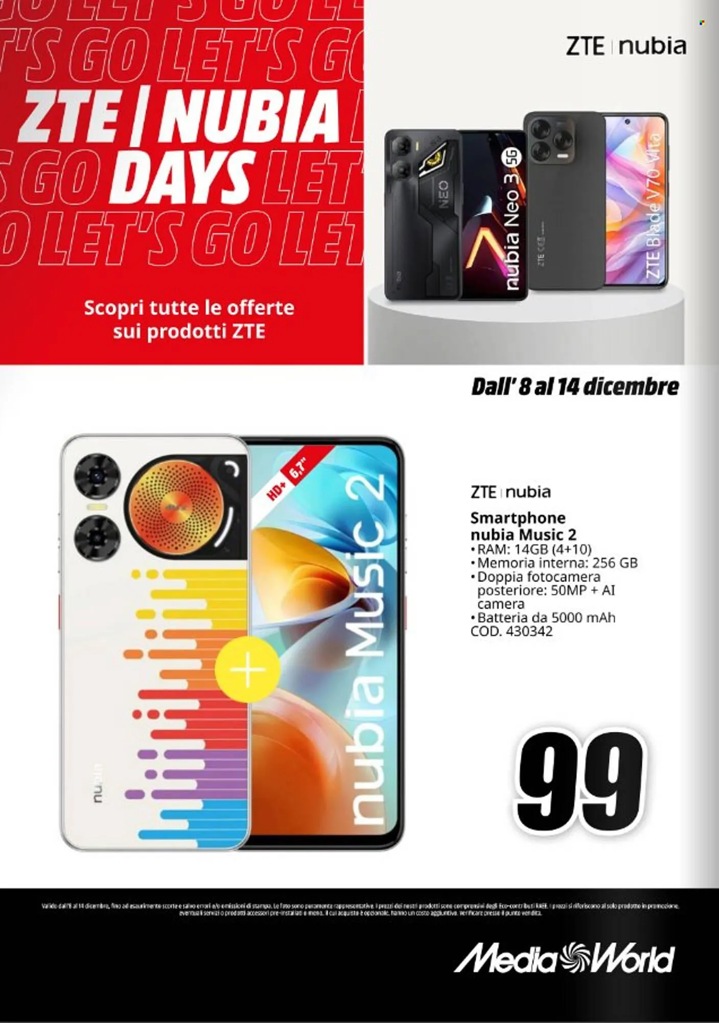 Volantino MediaWorld da 8 dicembre a 14 dicembre di 2025 - Pagina del volantino 4