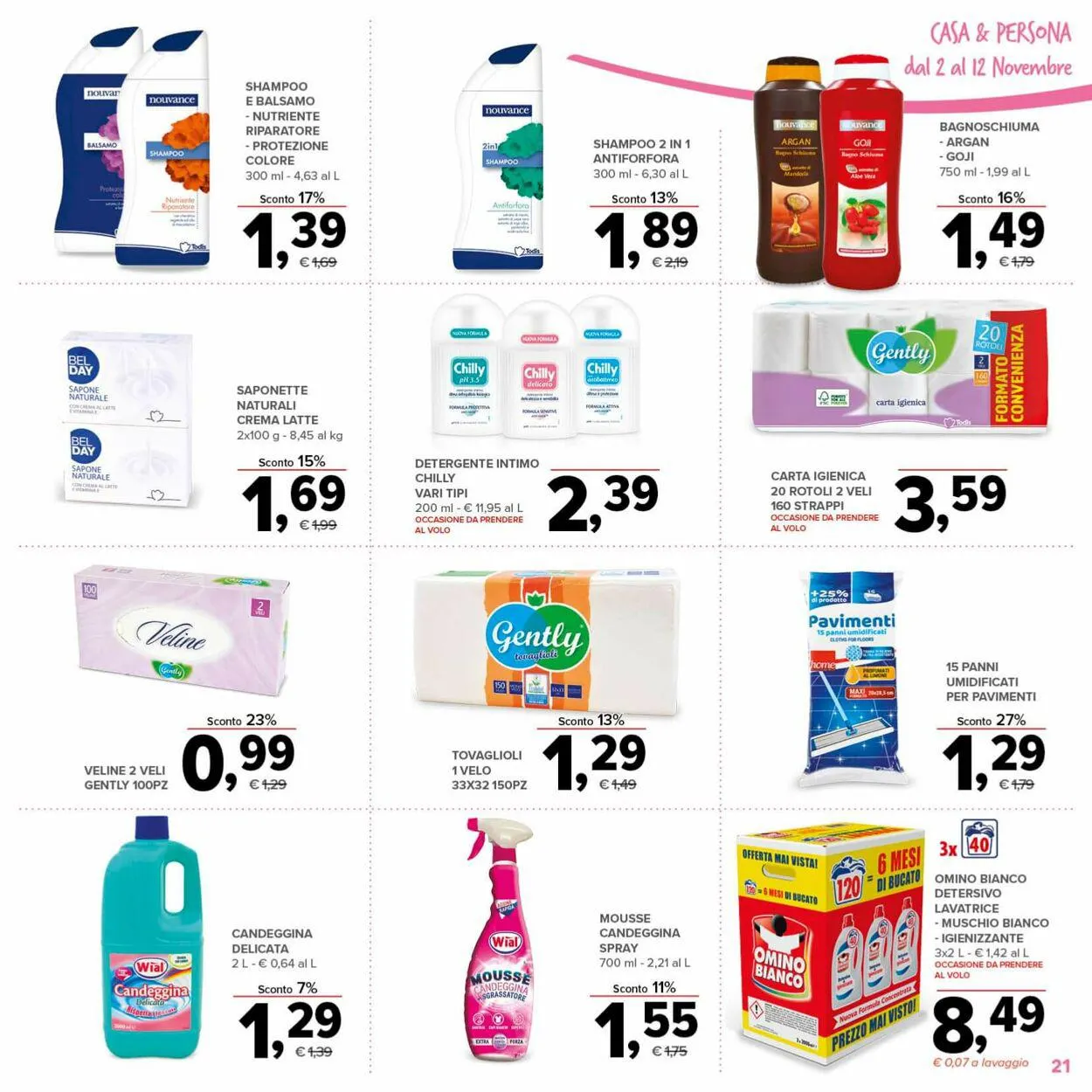 Todis Volantino attuale da 29 novembre a 13 dicembre di 2023 - Pagina del volantino 21