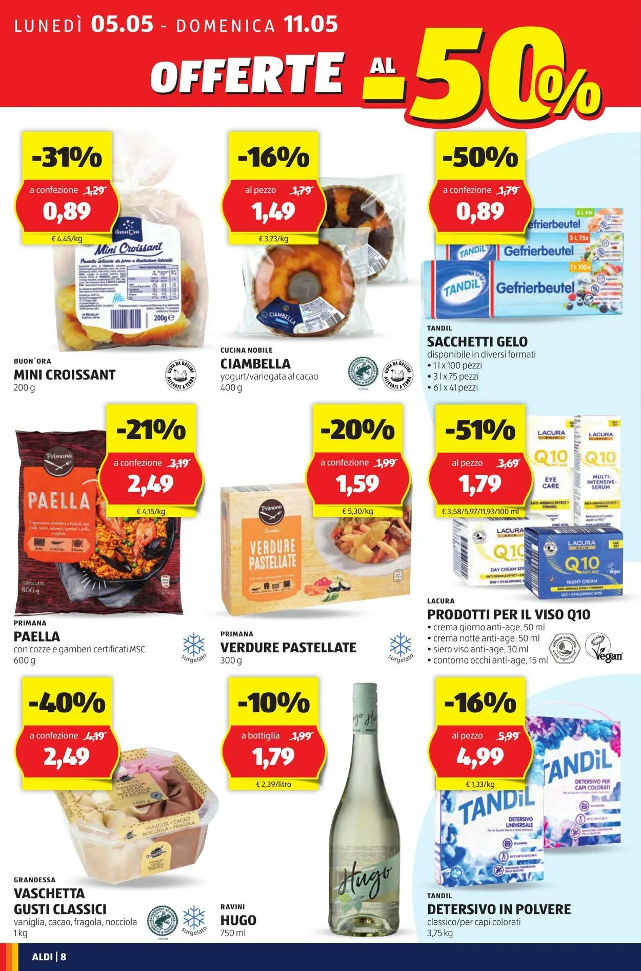 Aldi Volantino attuale da 5 maggio a 11 maggio di 2025 - Pagina del volantino 8