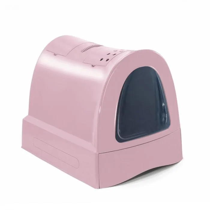 Toilette chiusa per gatti Zuma rosa